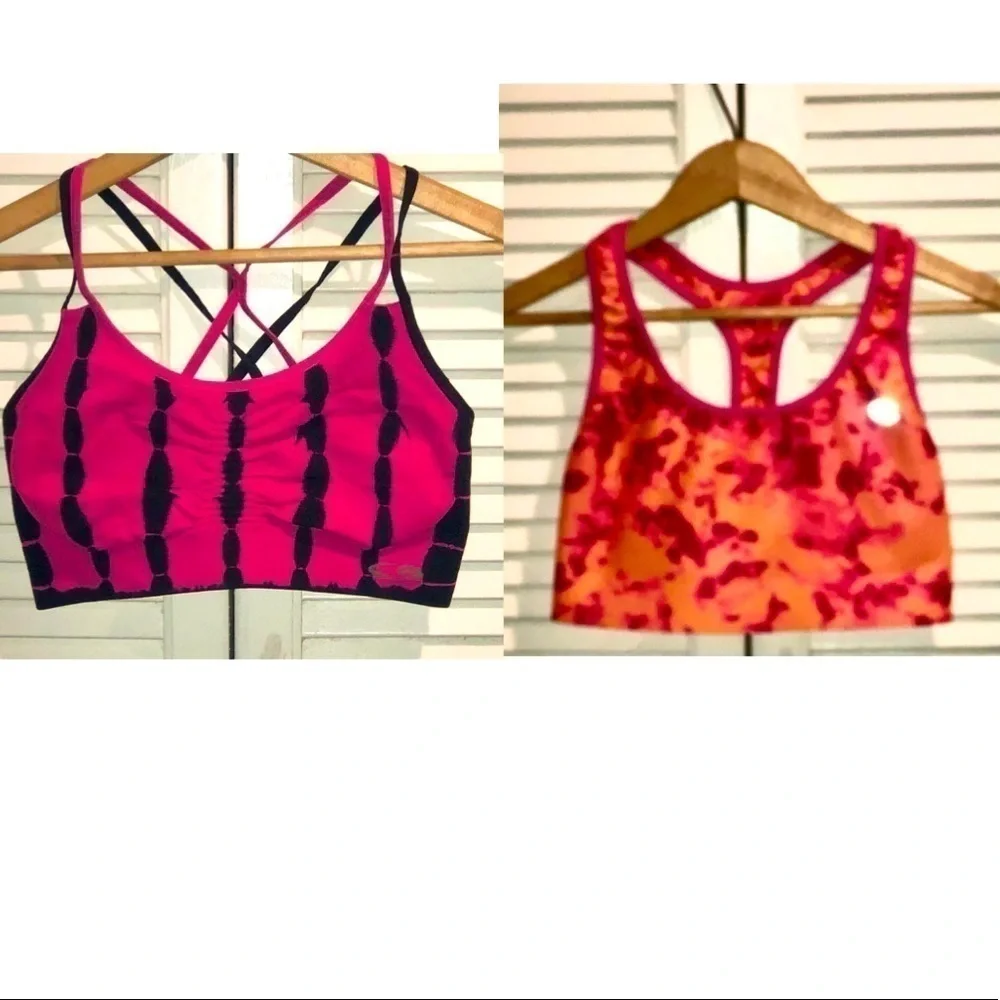 Champion Tie Dye Sports Bras Large